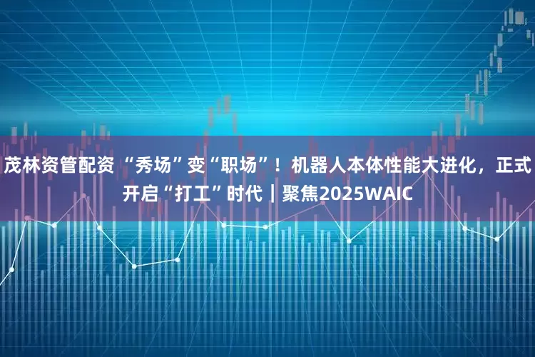 茂林资管配资 “秀场”变“职场”！机器人本体性能大进化，正式开启“打工”时代｜聚焦2025WAIC